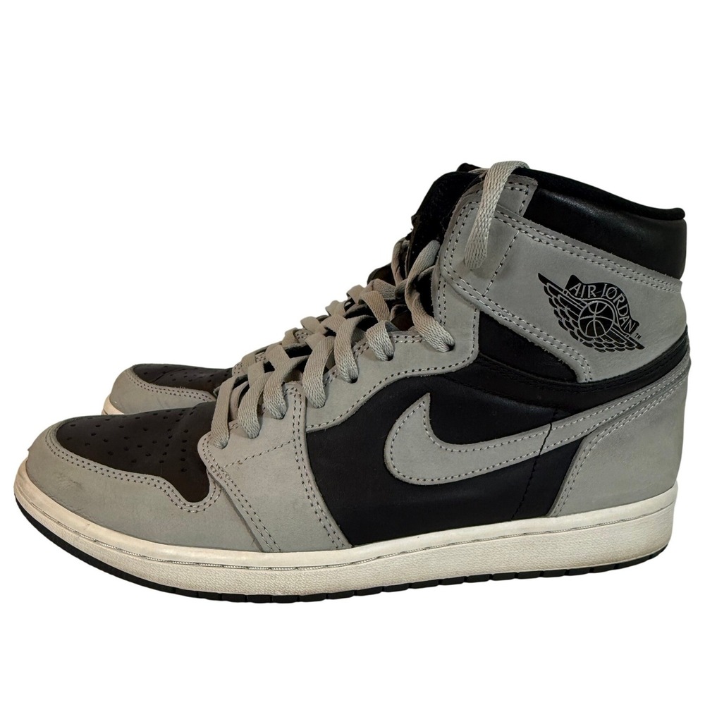 Nike Air Jordan 1 Retro High OG Shadow 2.0 Black Grey Mens Size 10 EUC with Box - Picture 1 of 9